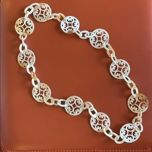 NWOT Water Buffalo Medallion Necklace